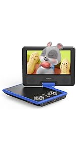 Amazon.co.jp: YOTON 9.5インチ ポータブルDVDプレーヤー、7.5